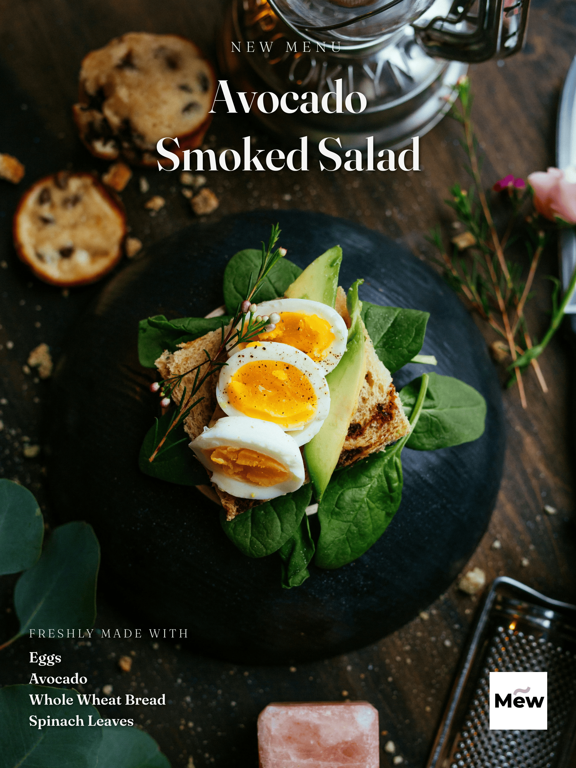 Food Menu design example