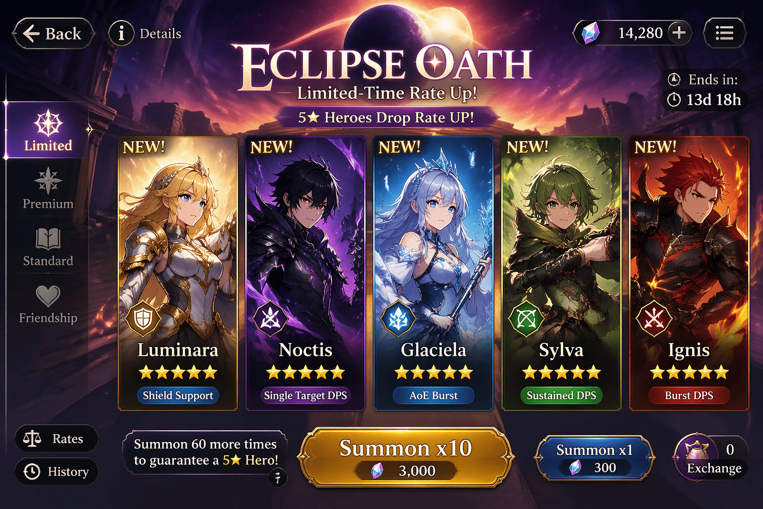 Gacha select screen generated by gpt image 2