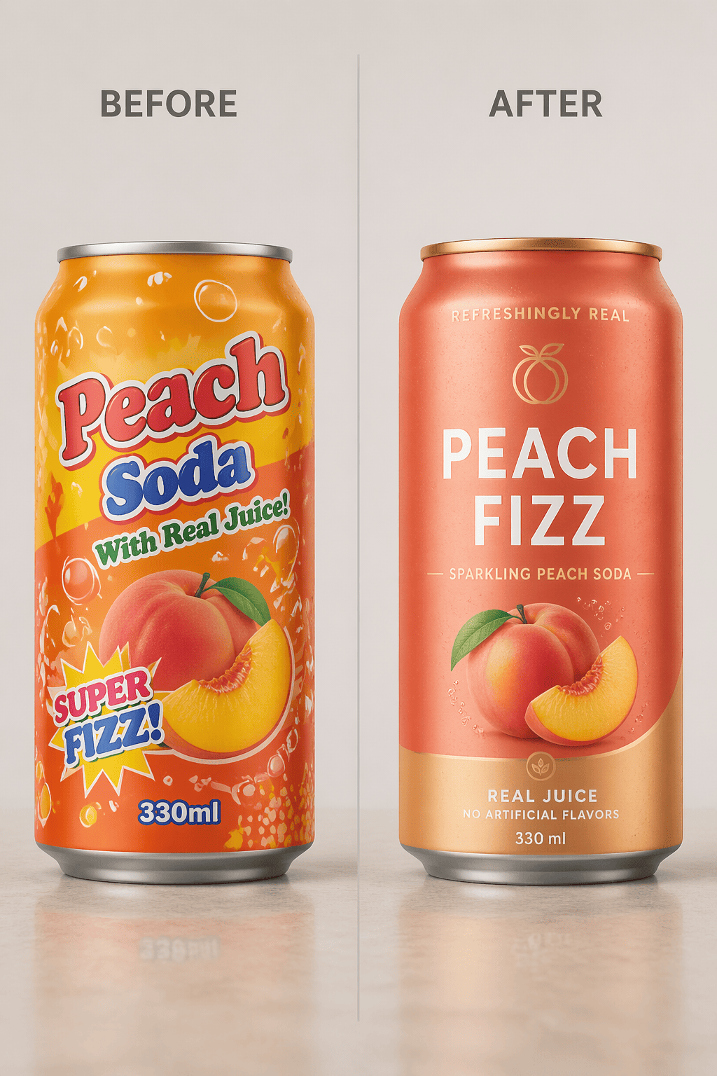Packaging redesign split generated by gpt image 2