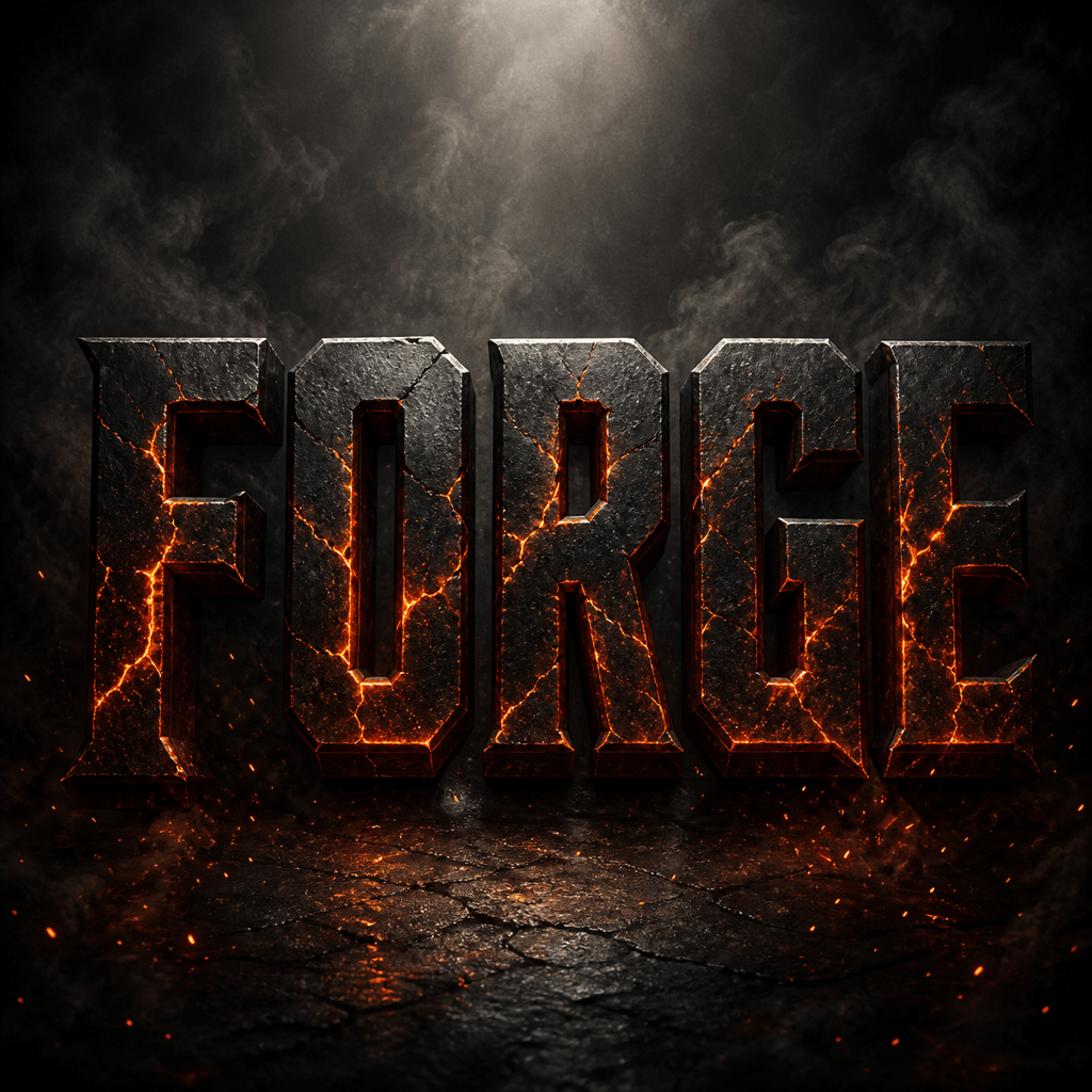 Molten metal text effect