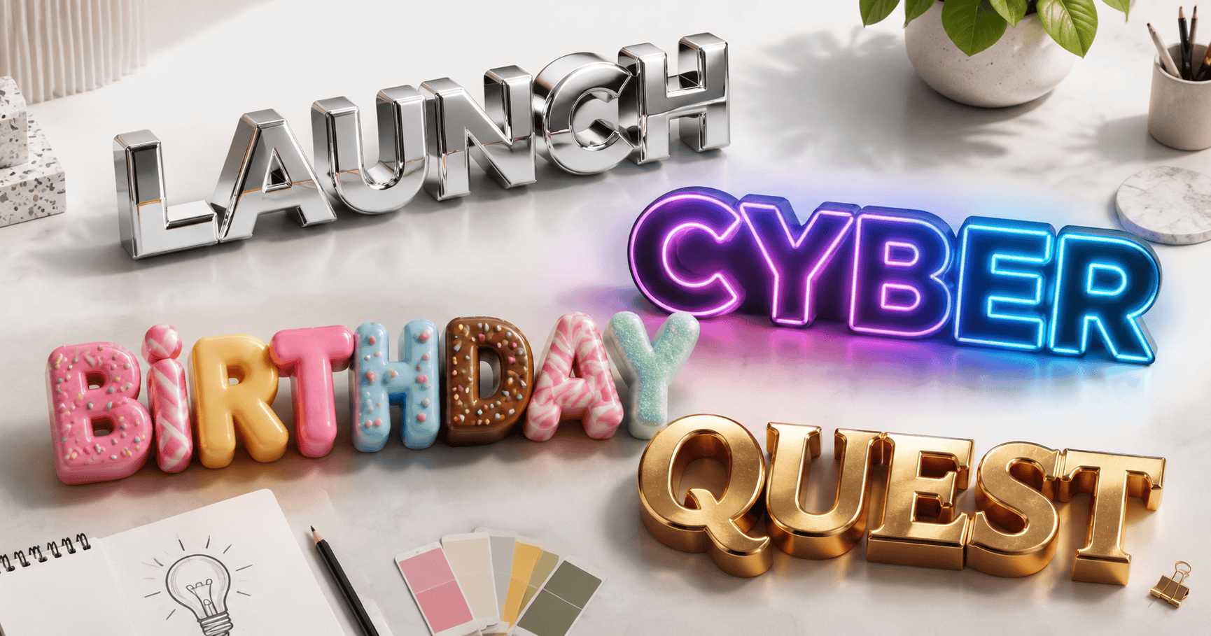 Generador de texto 3D con IA