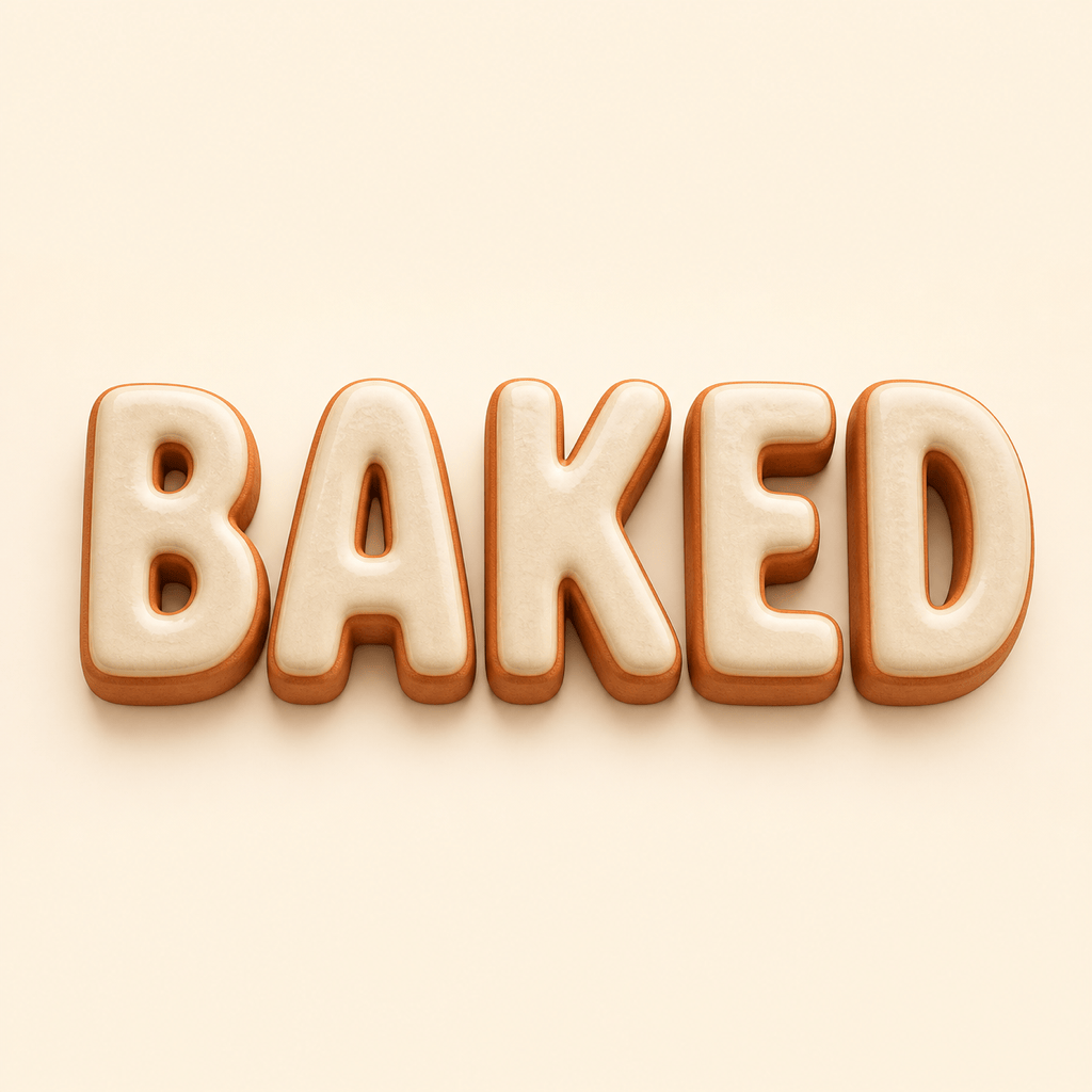 Ceramic bakery text logo