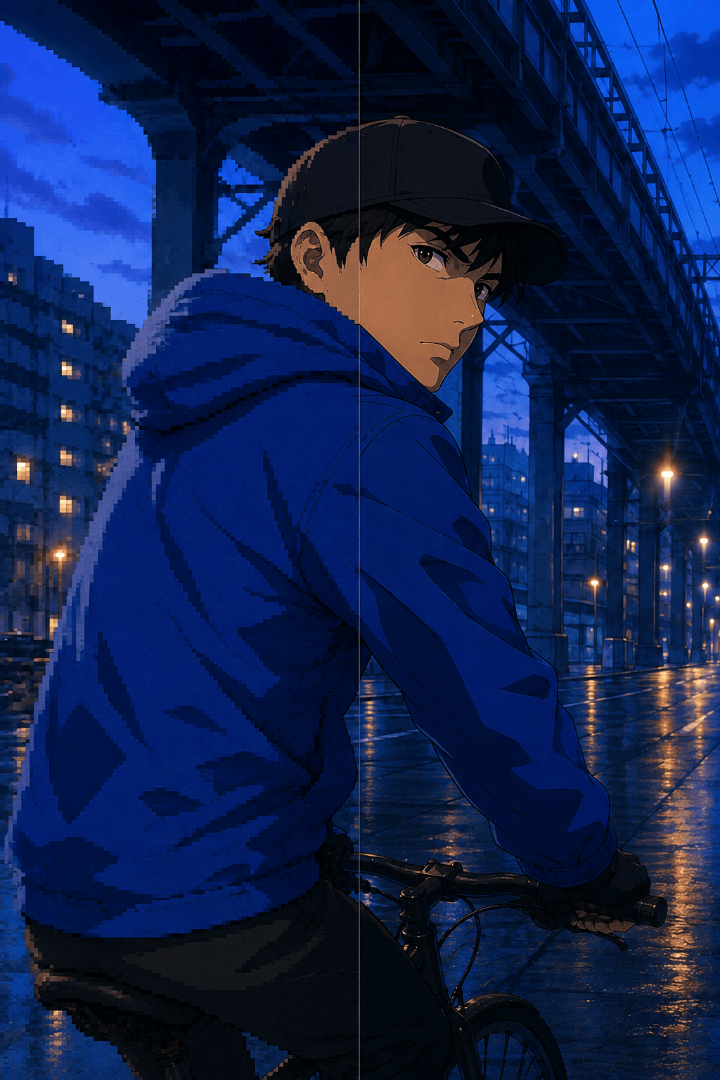4K anime image upscale
