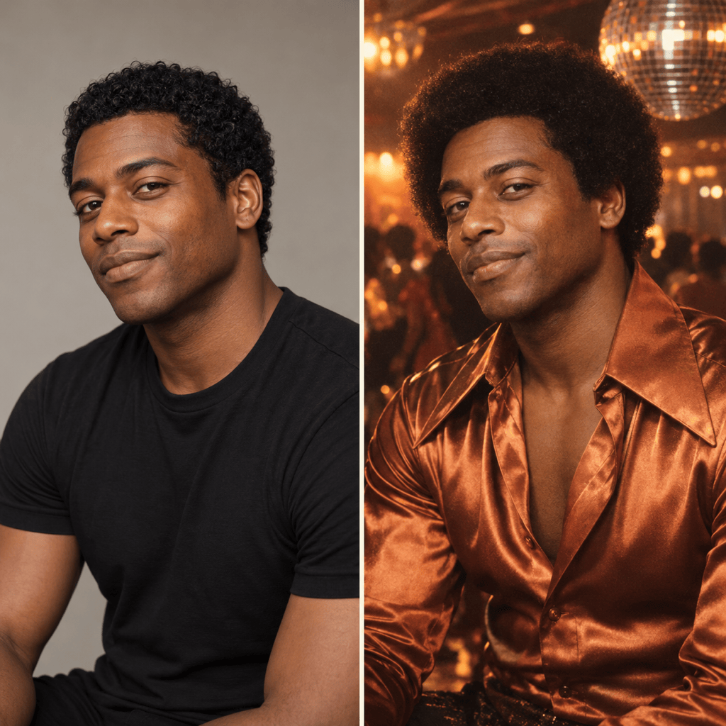 1970s disco makeover before and after