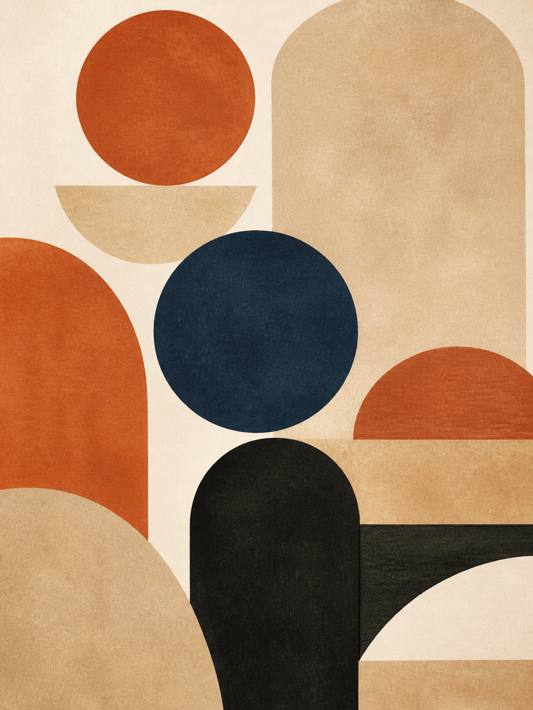 Geometric AI abstract wall art