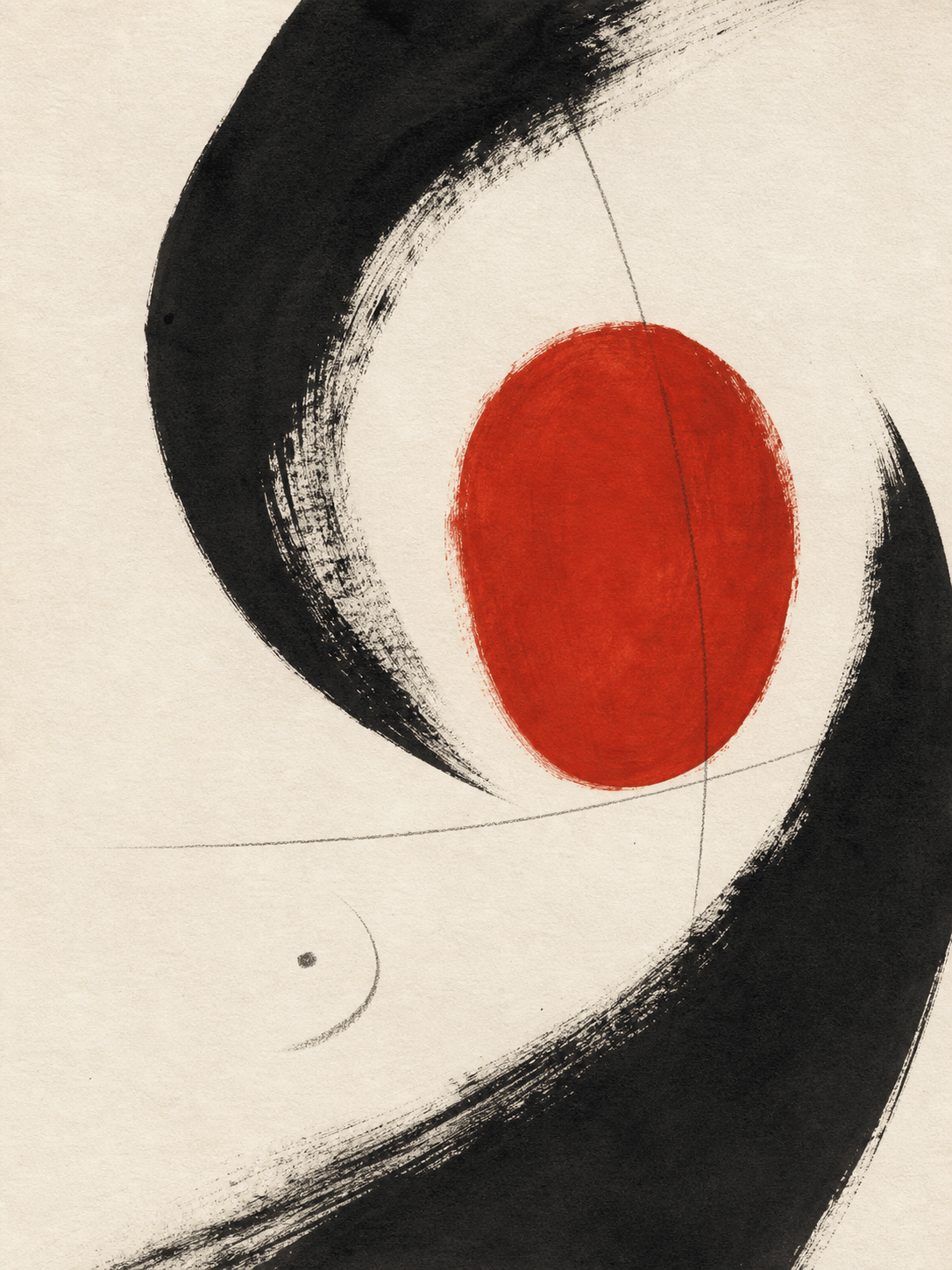 Minimal AI abstract album art