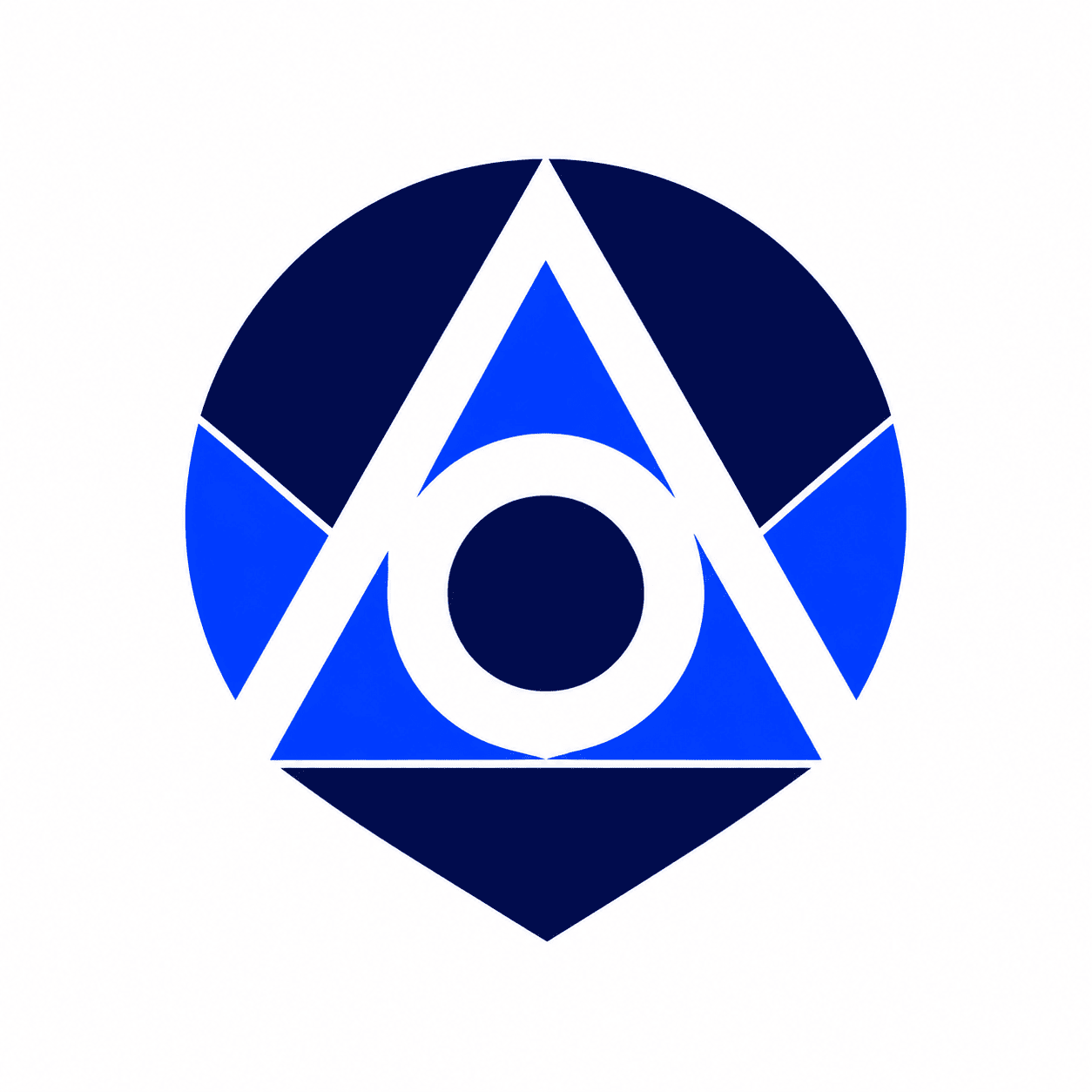AI abstract geometric logo