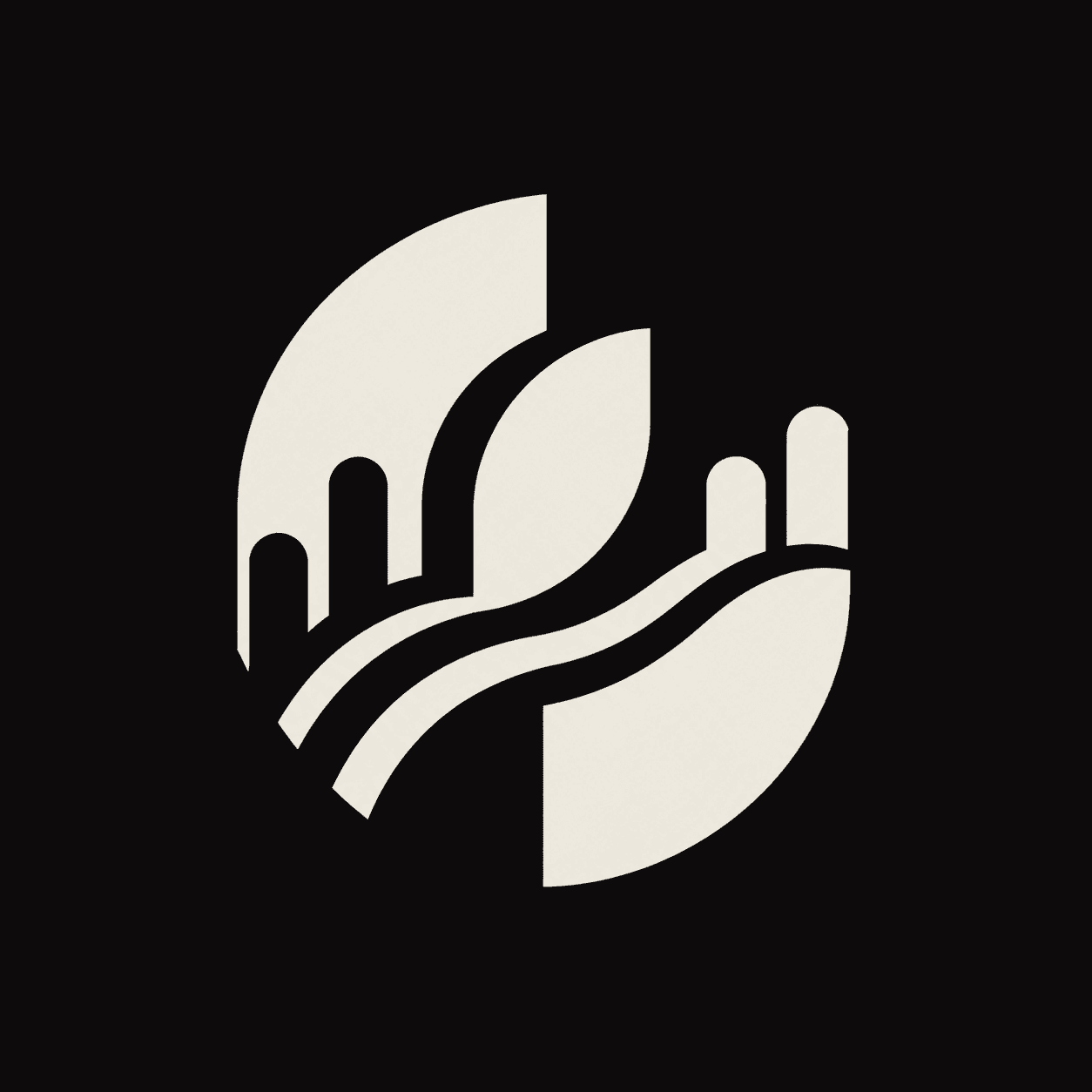 AI abstract logo mark