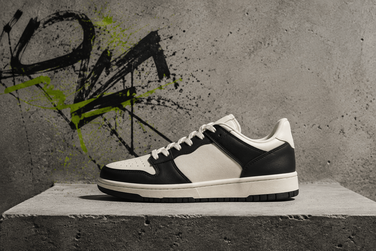 Custom graffiti text photo effect
