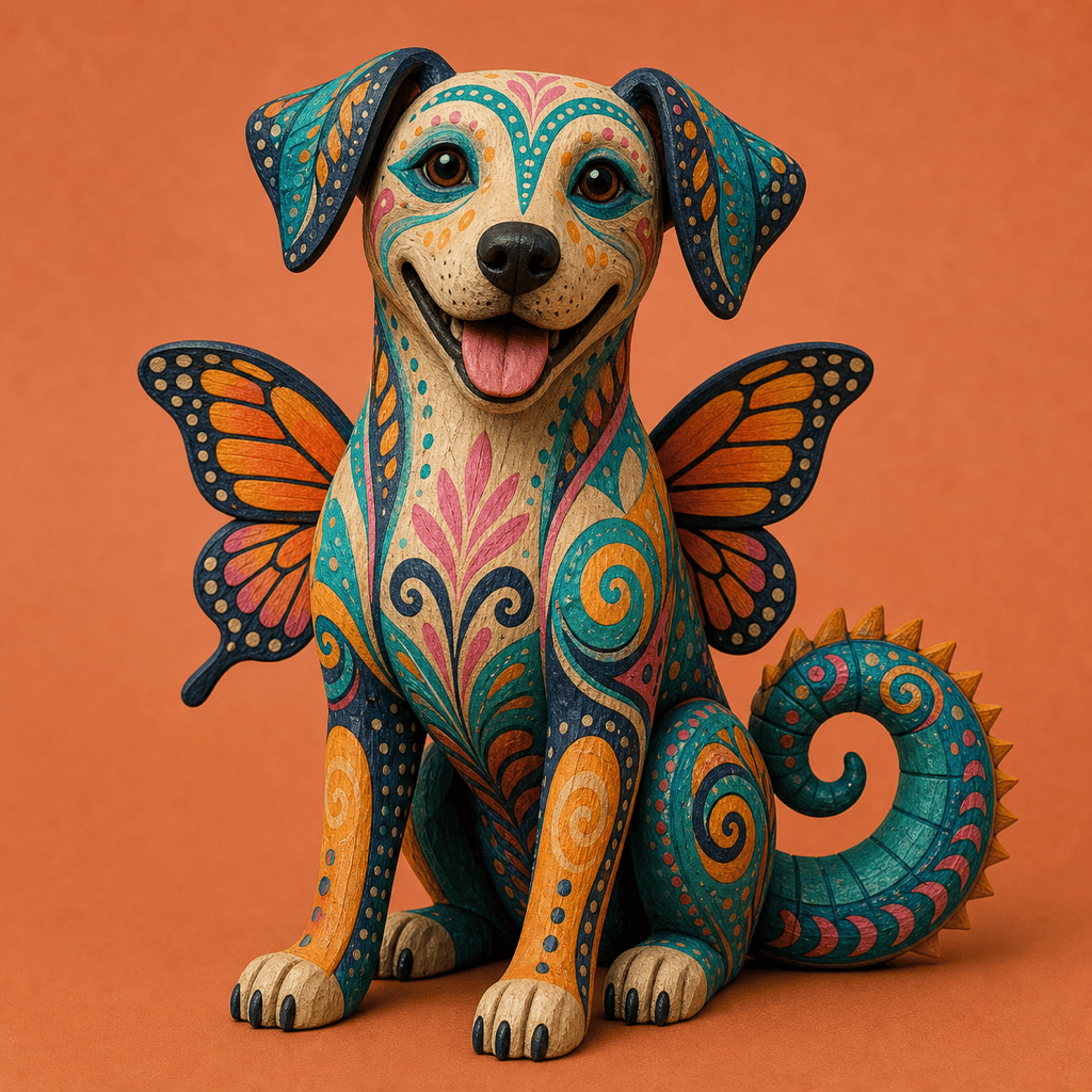 Custom pet alebrije art