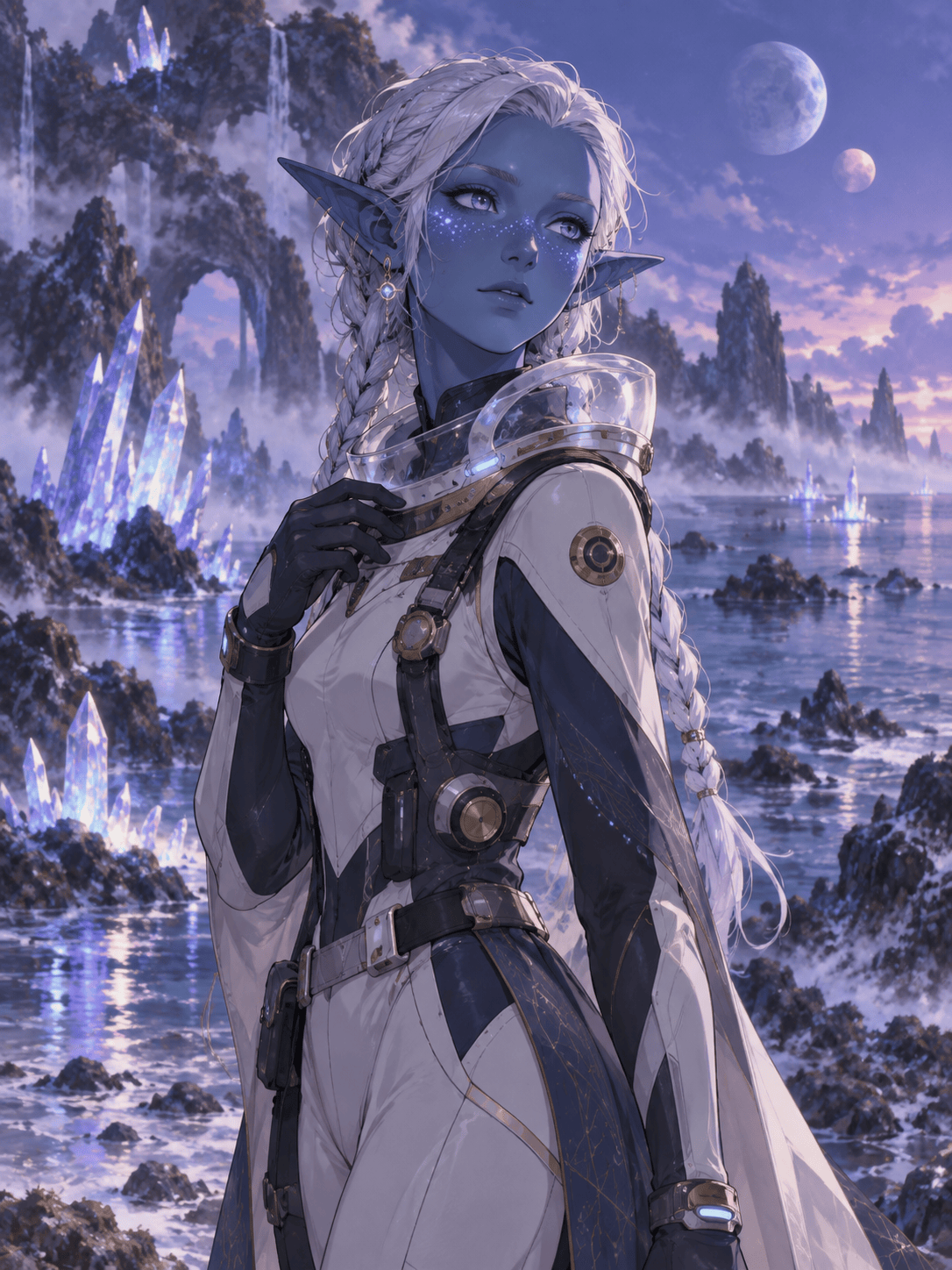 anime alien avatar design