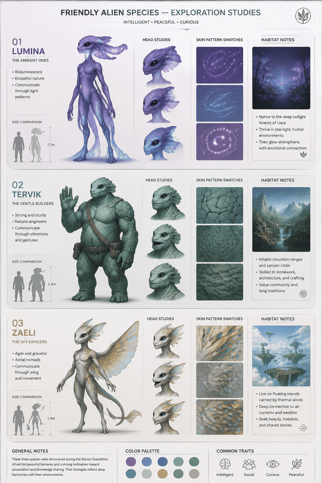 alien species concept sheet