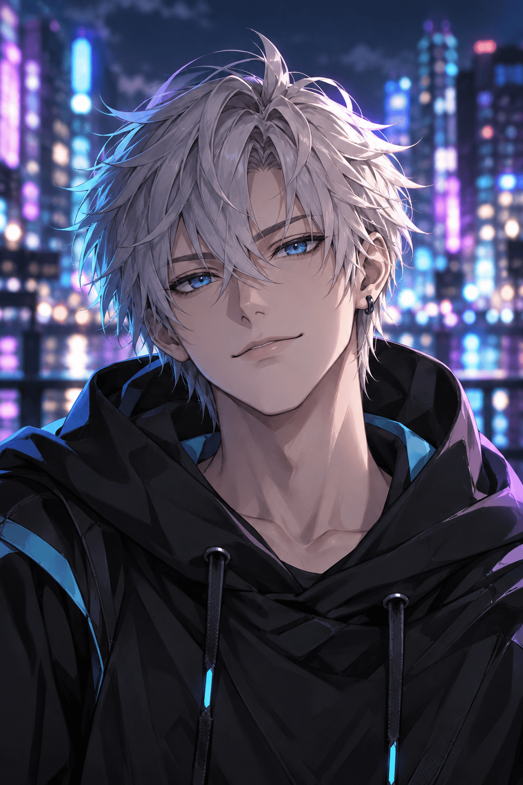 AI anime boy PFP portrait