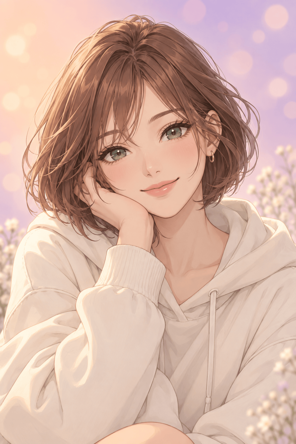 AI anime girl PFP portrait