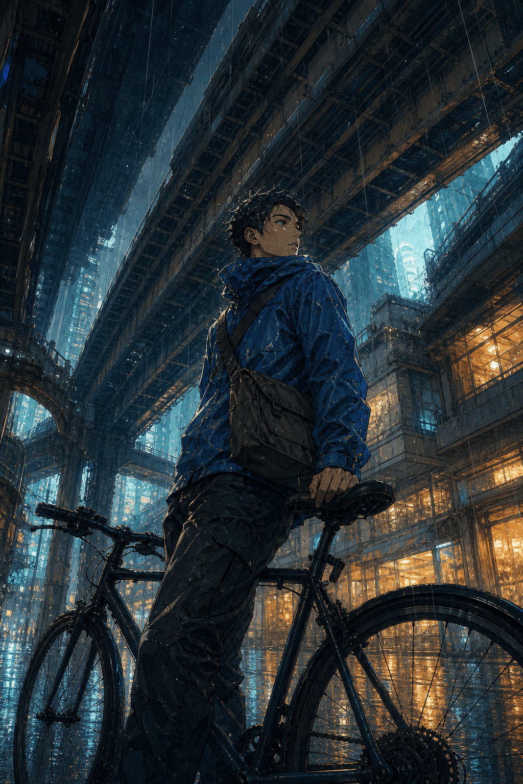 Original AI anime artwork