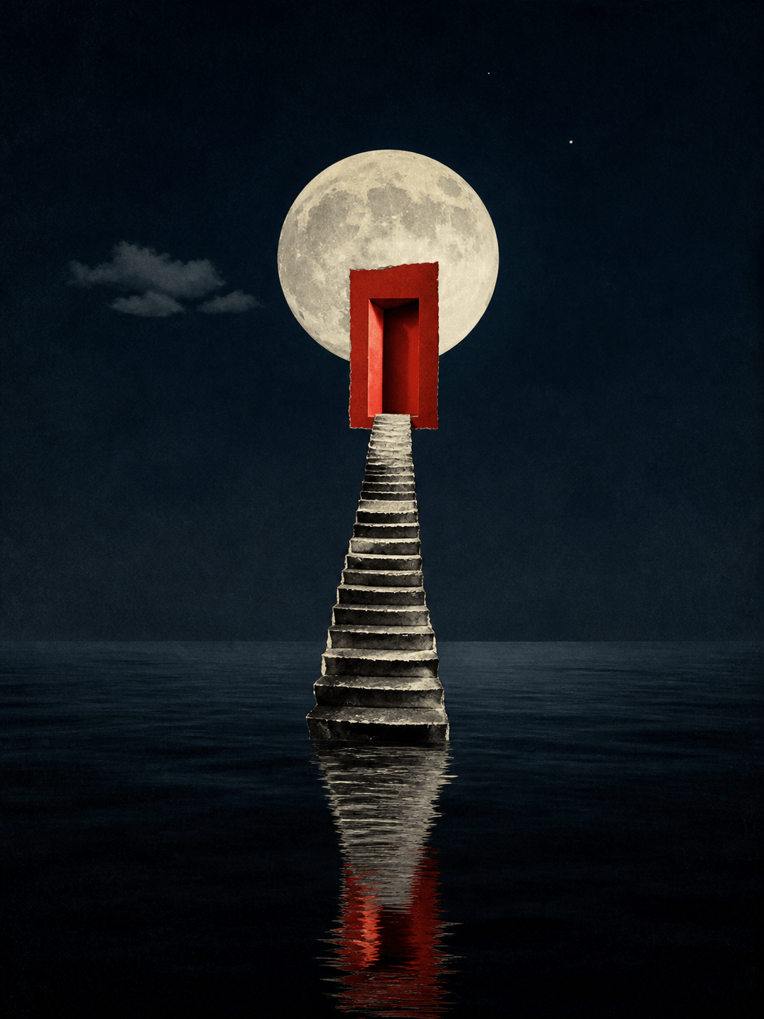 AI surreal collage artwork