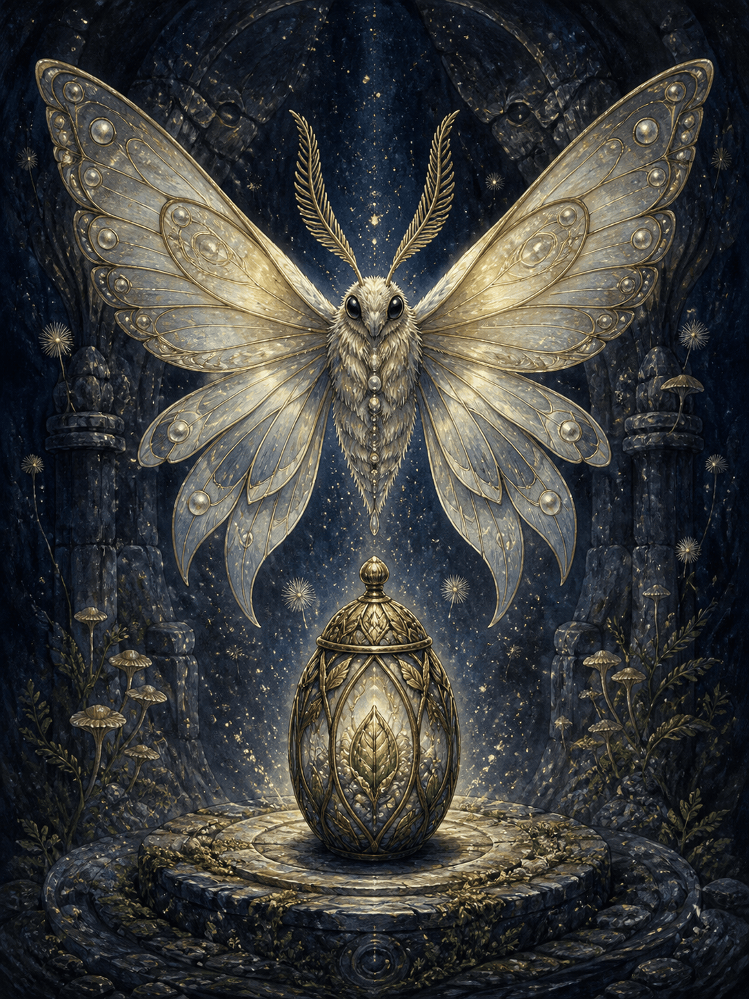 AI fantasy card artwork