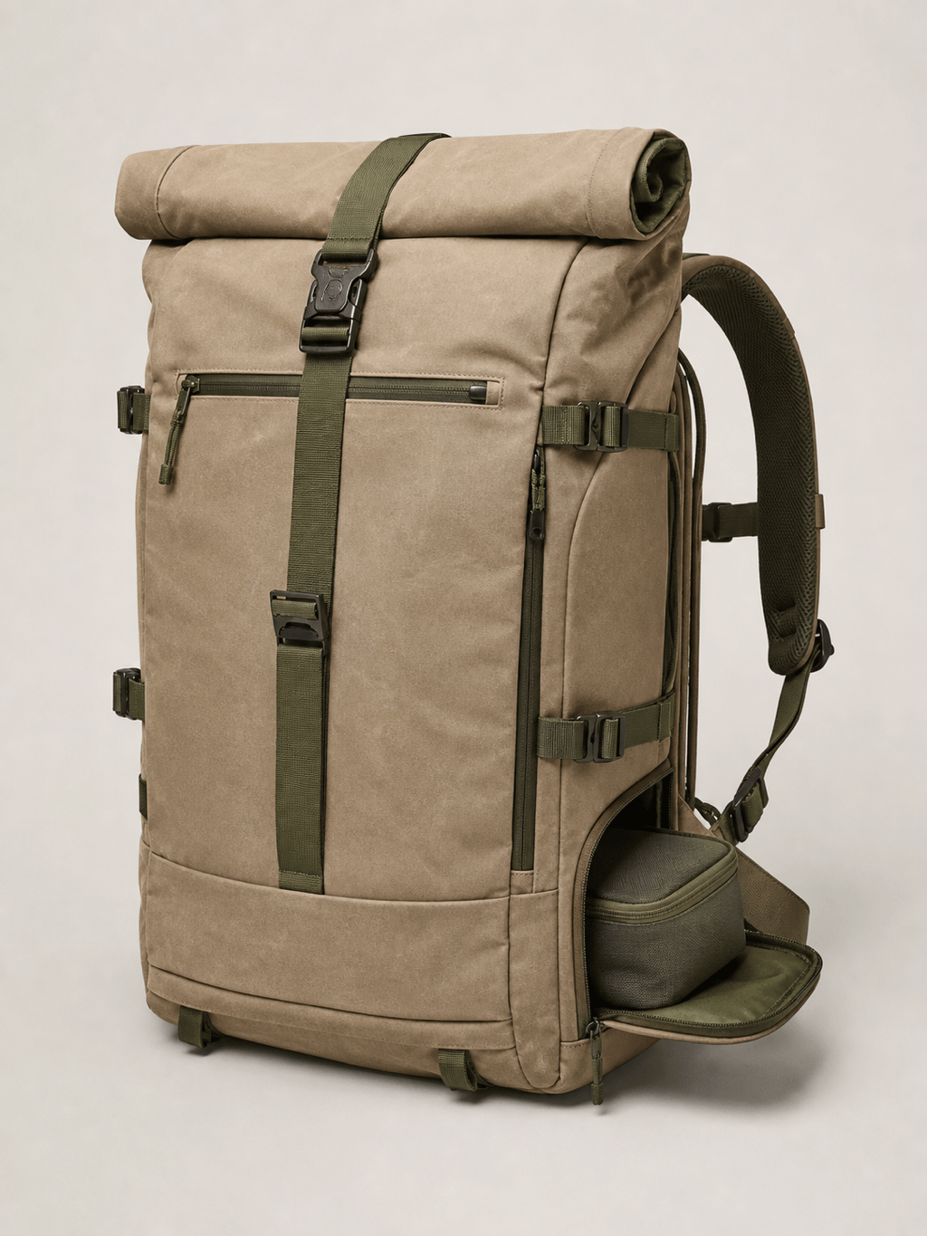 AI travel backpack design