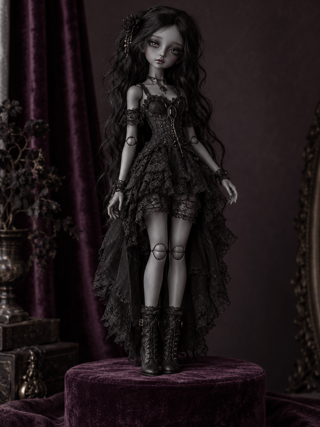 Gothic AI ball-jointed doll