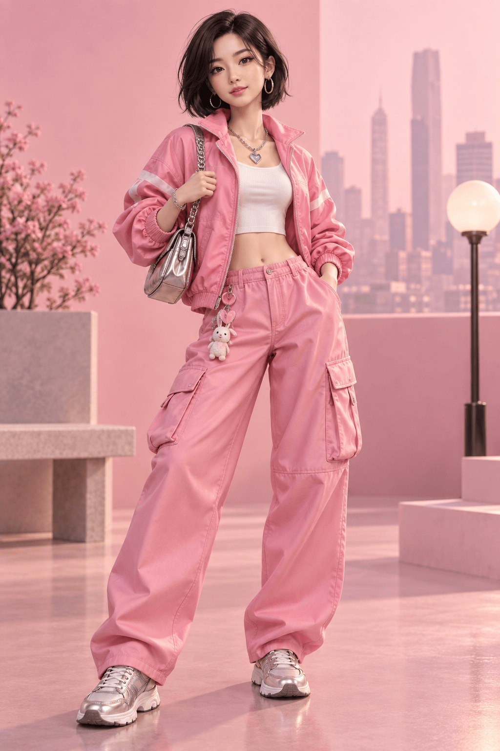 Barbie-style streetwear avatar