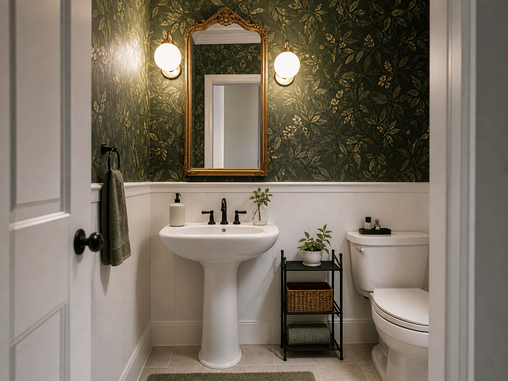 AI powder room redesign