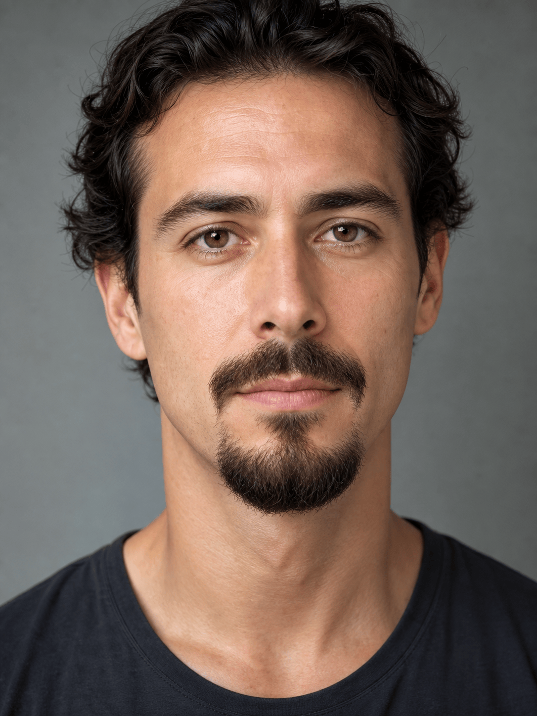 Virtual Van Dyke beard try-on