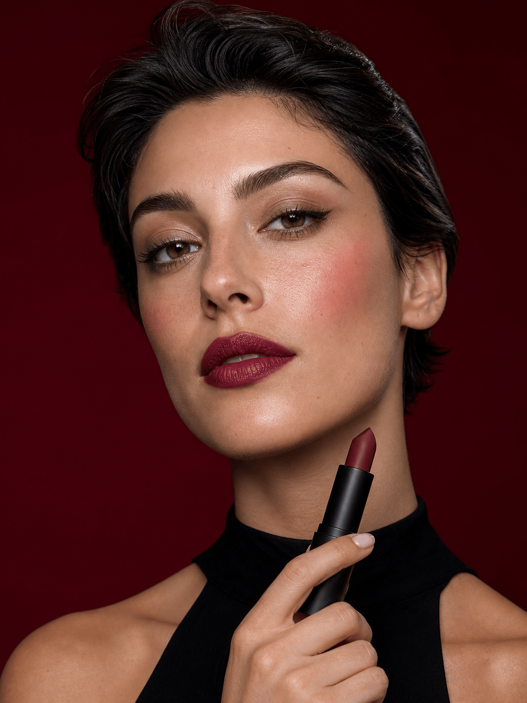 AI makeup model portrait