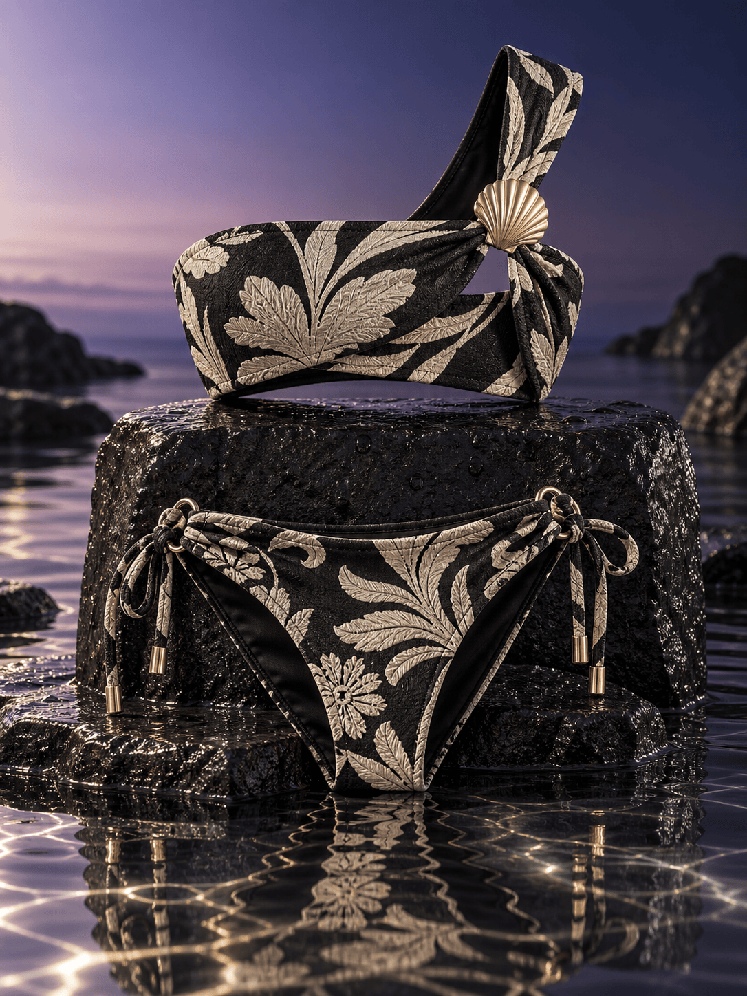 Luxury jacquard bikini design