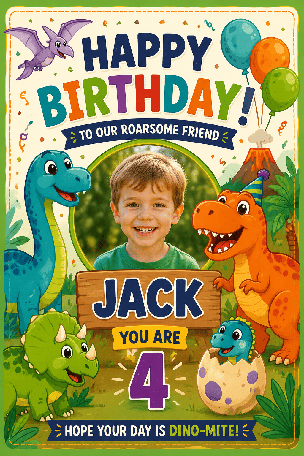 AI Birthday Card Generator example 1