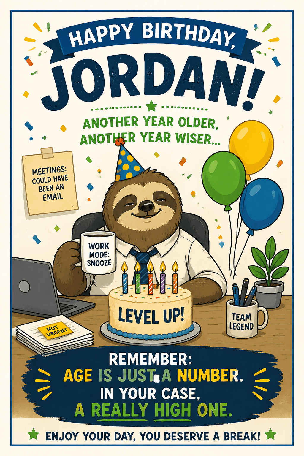 AI Birthday Card Generator example 3