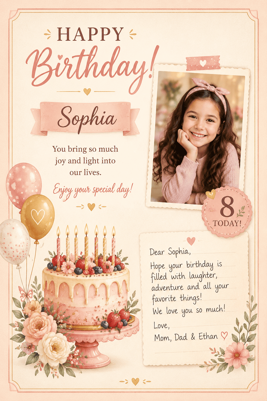 AI Birthday Card Generator example 4