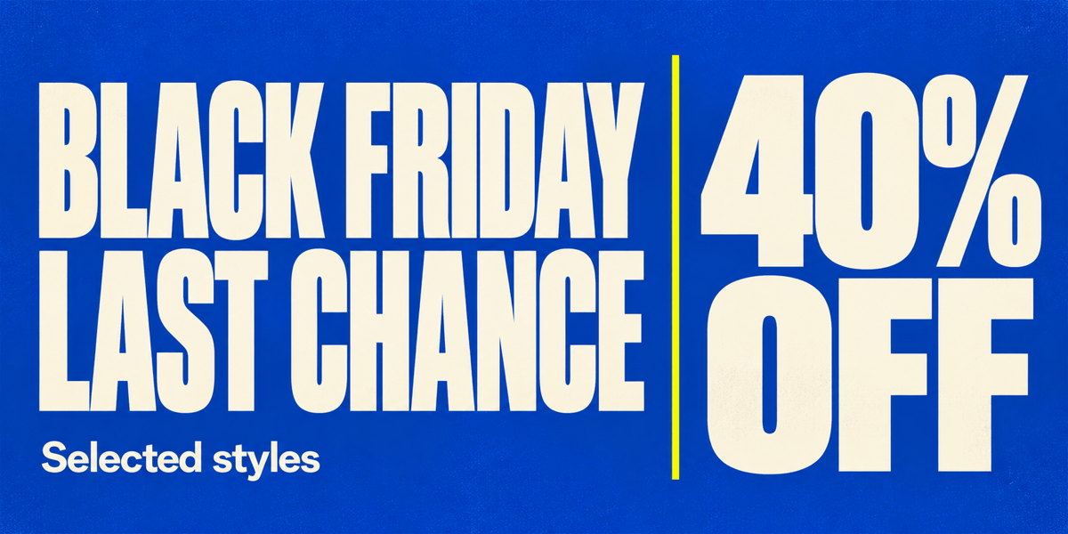 Last-chance Black Friday email header