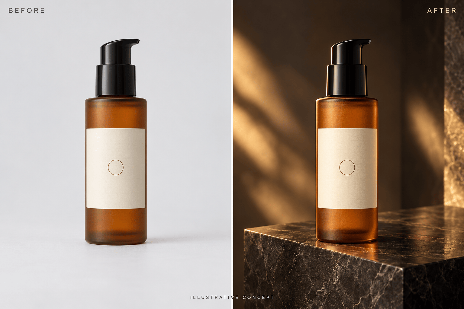 Black Friday skincare photo before and after