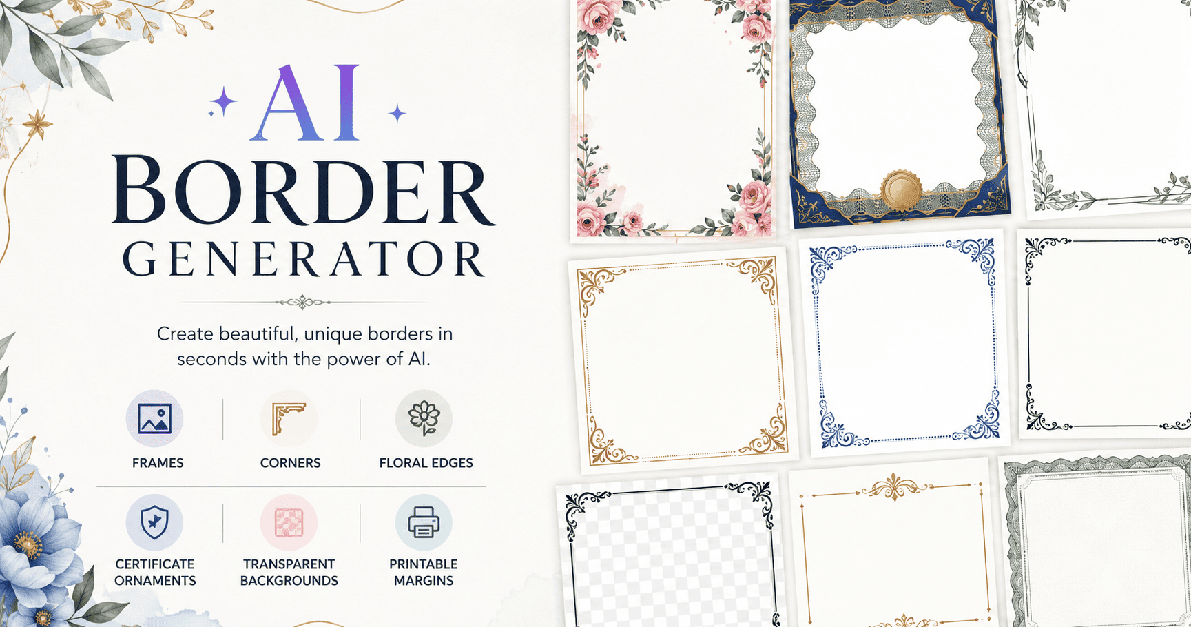 AI Border Generator