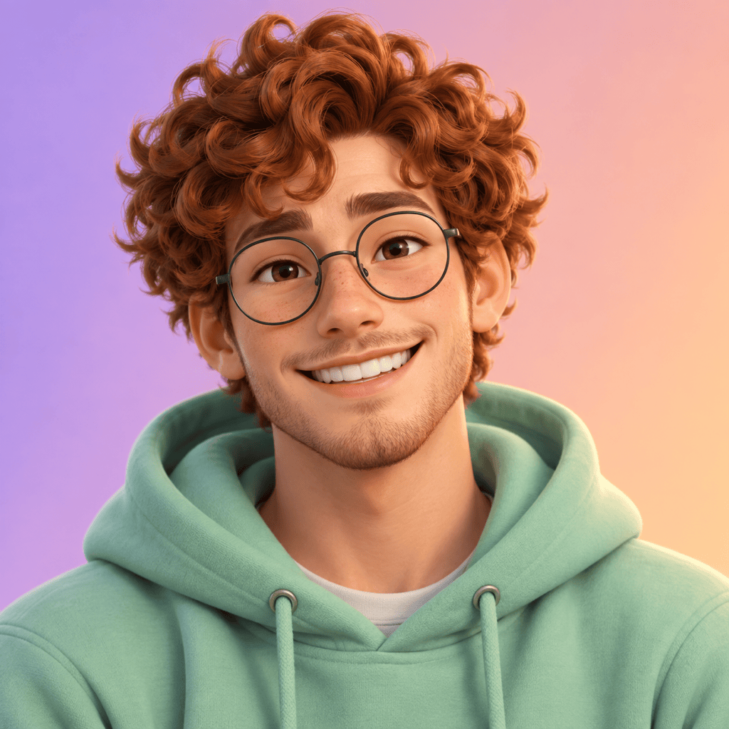 3D boy character avatar