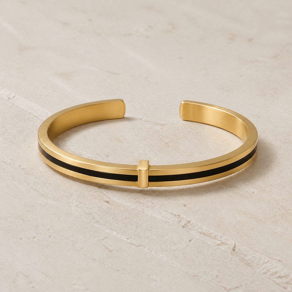 AI gold cuff bracelet concept