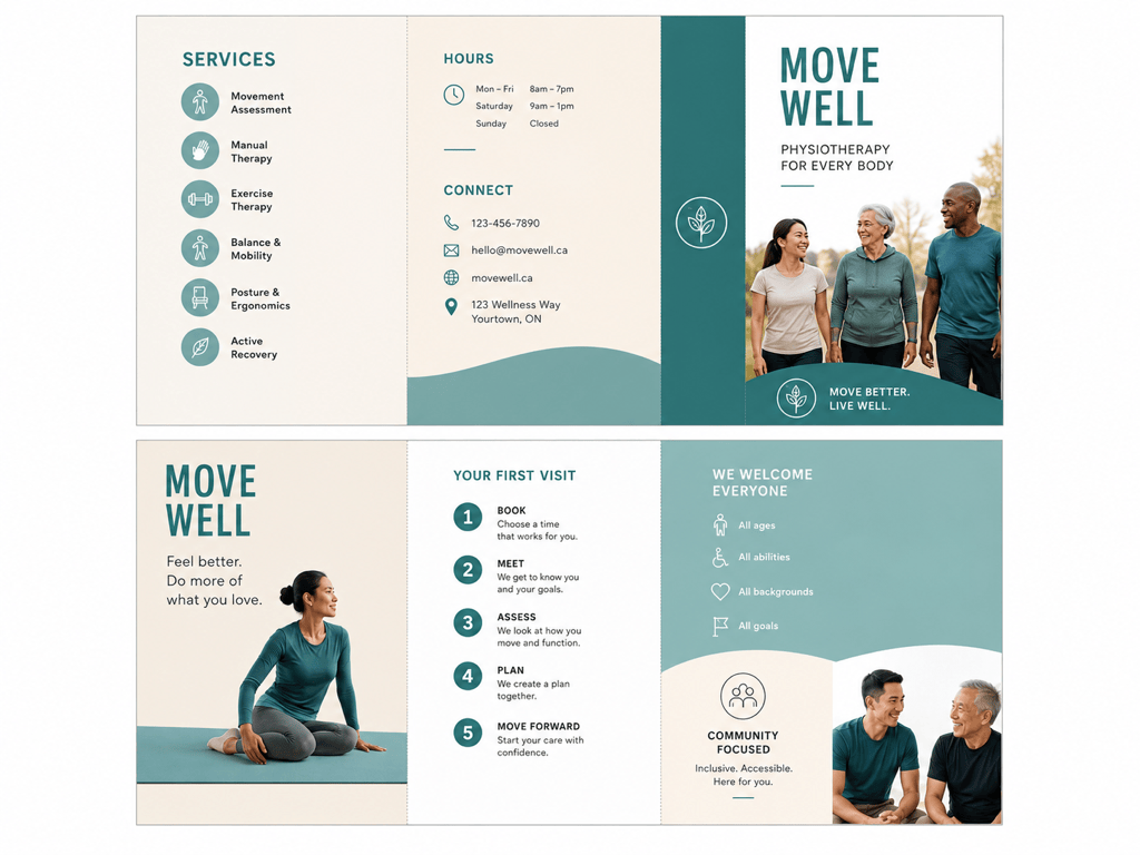 AI medical brochure example