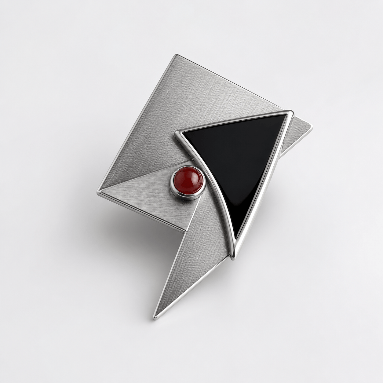 AI modern enamel brooch