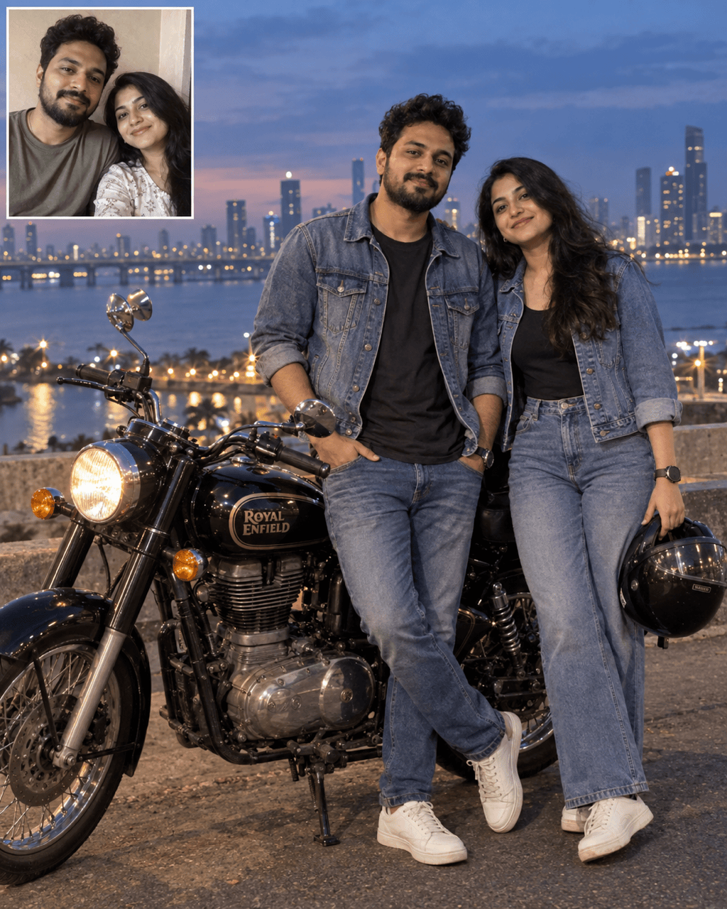 AI Bullet couple photo transformation