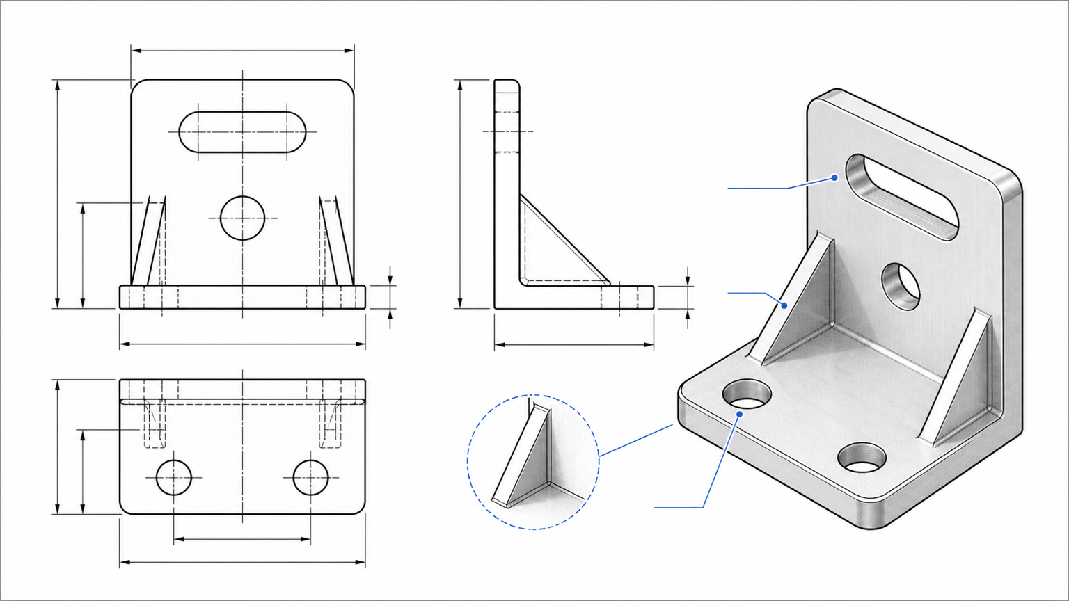 AI mechanical drawing example