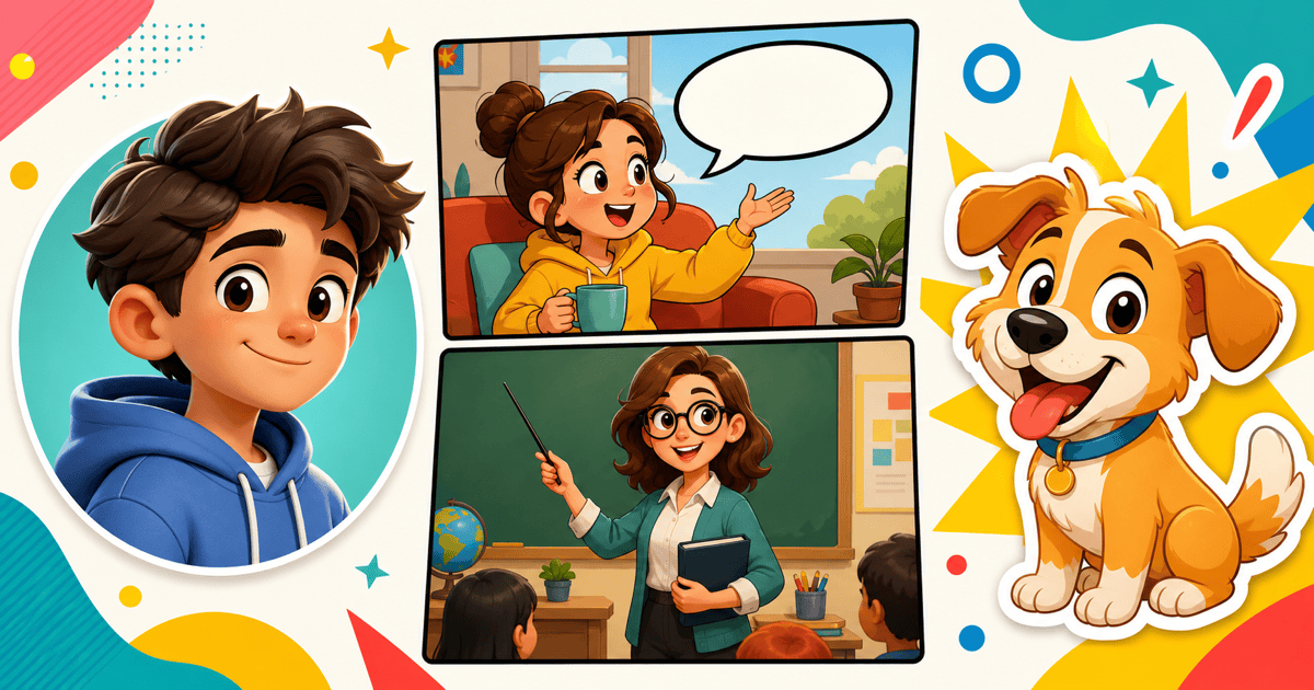 Gerador de cartoon com IA