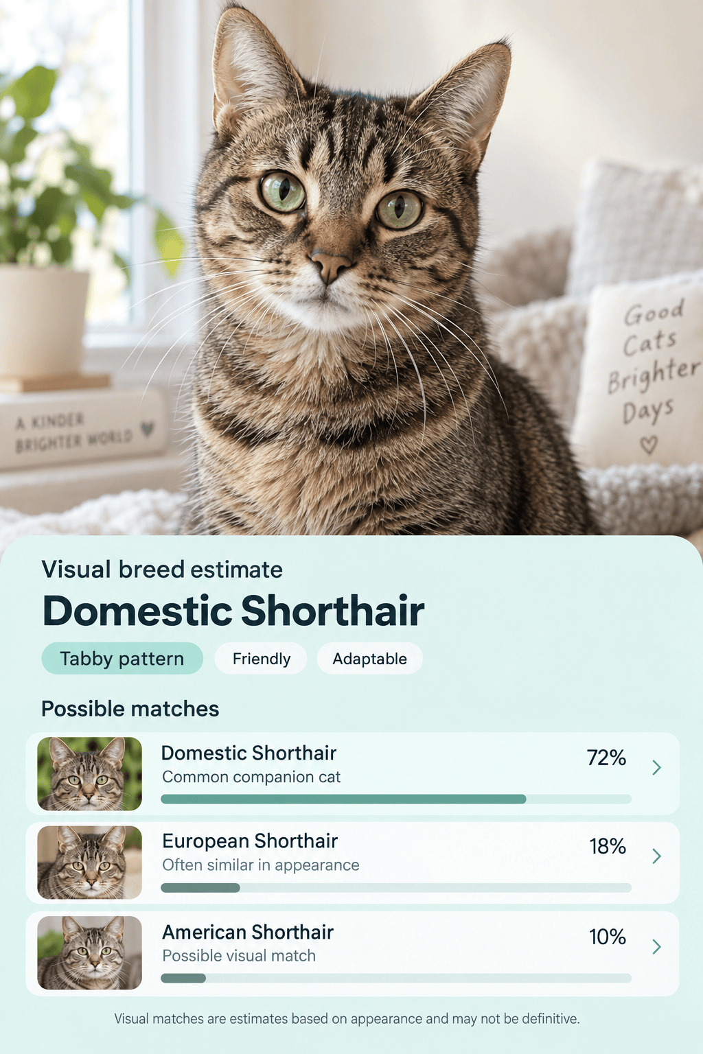 rescue cat breed estimate