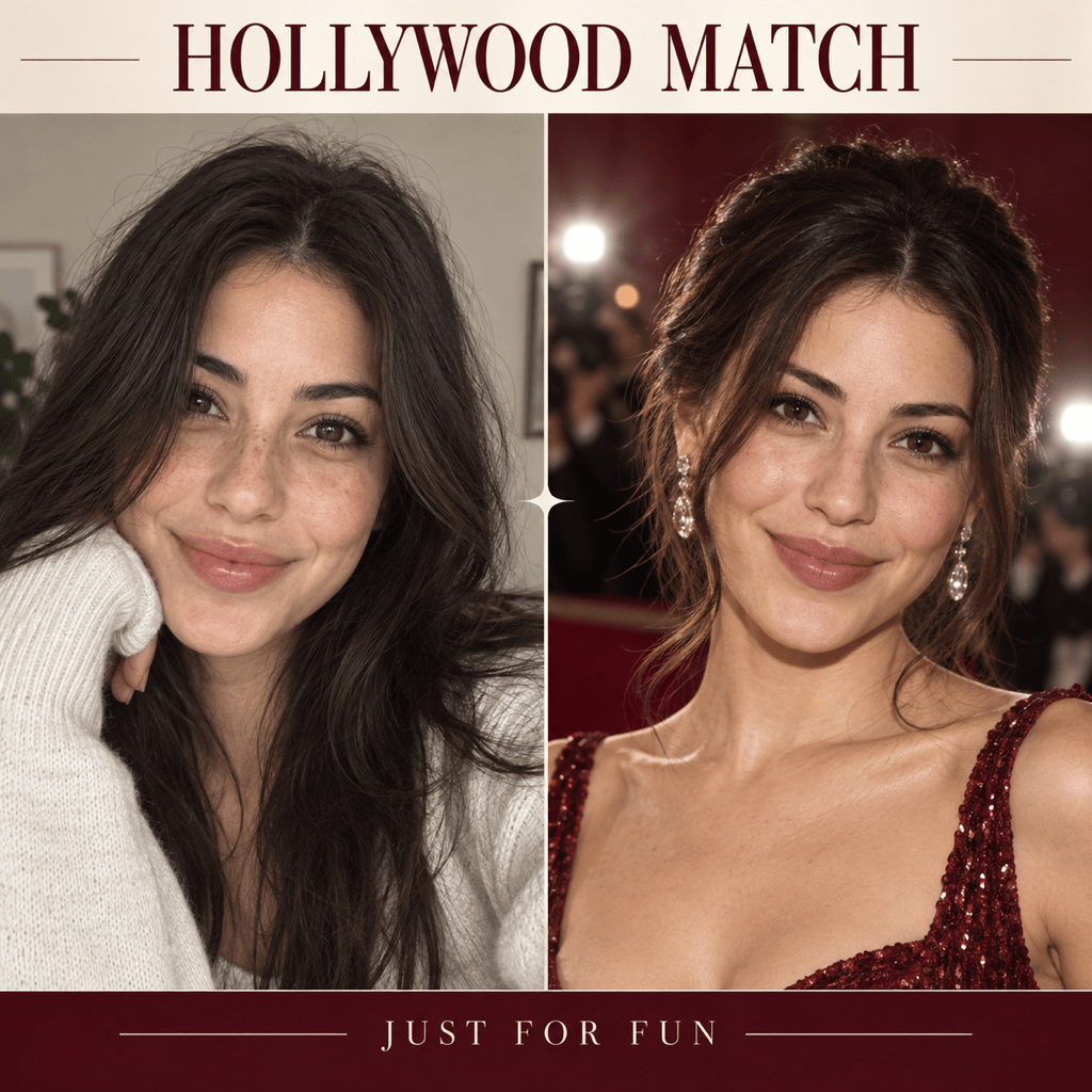 AI celebrity Hollywood look alike