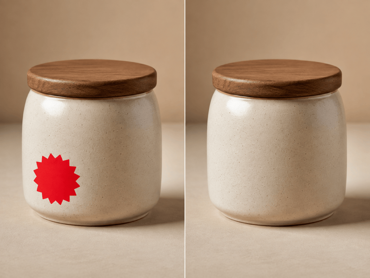 AI mosaic remover product photo