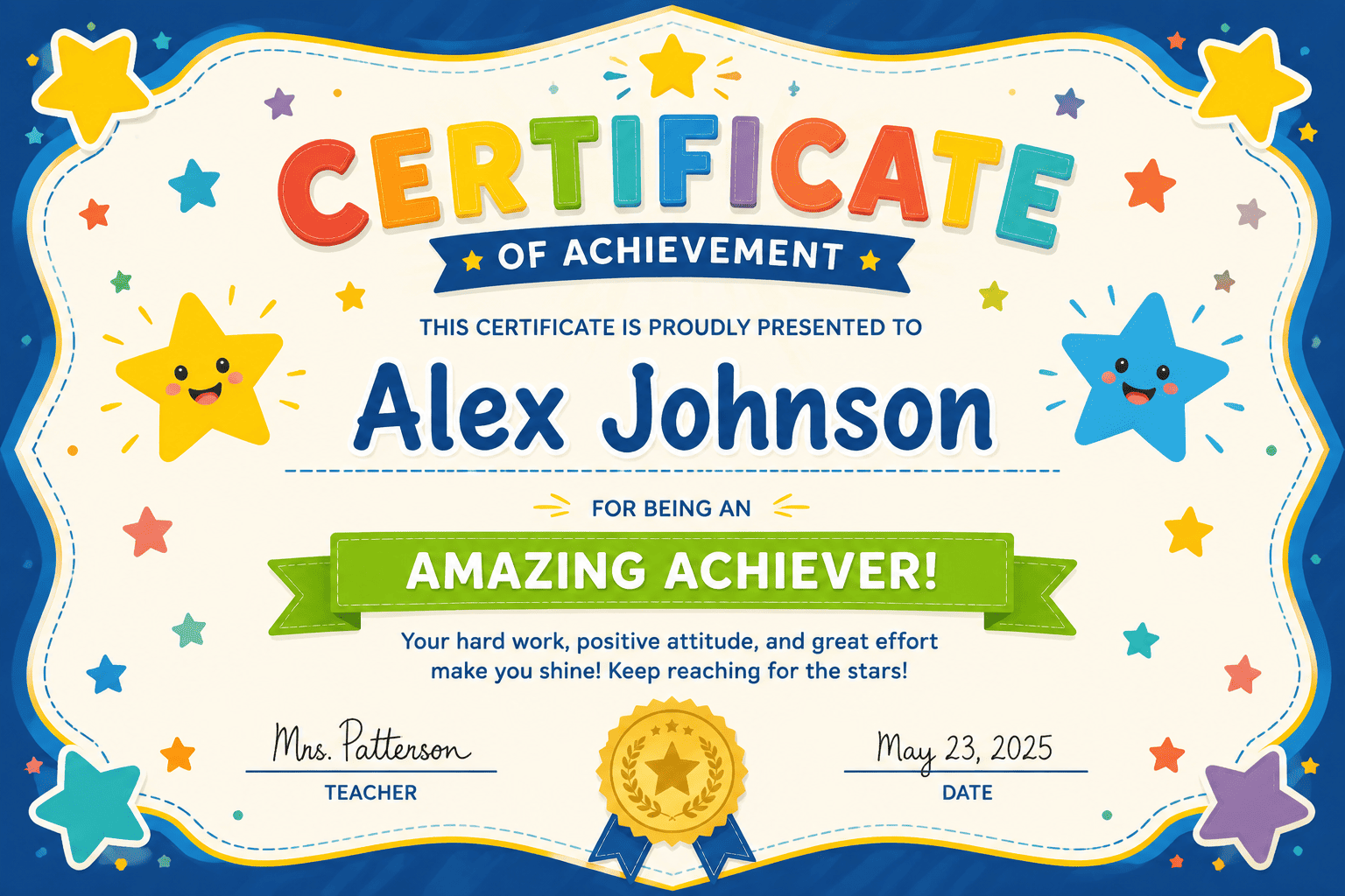AI Certificate Generator example 3