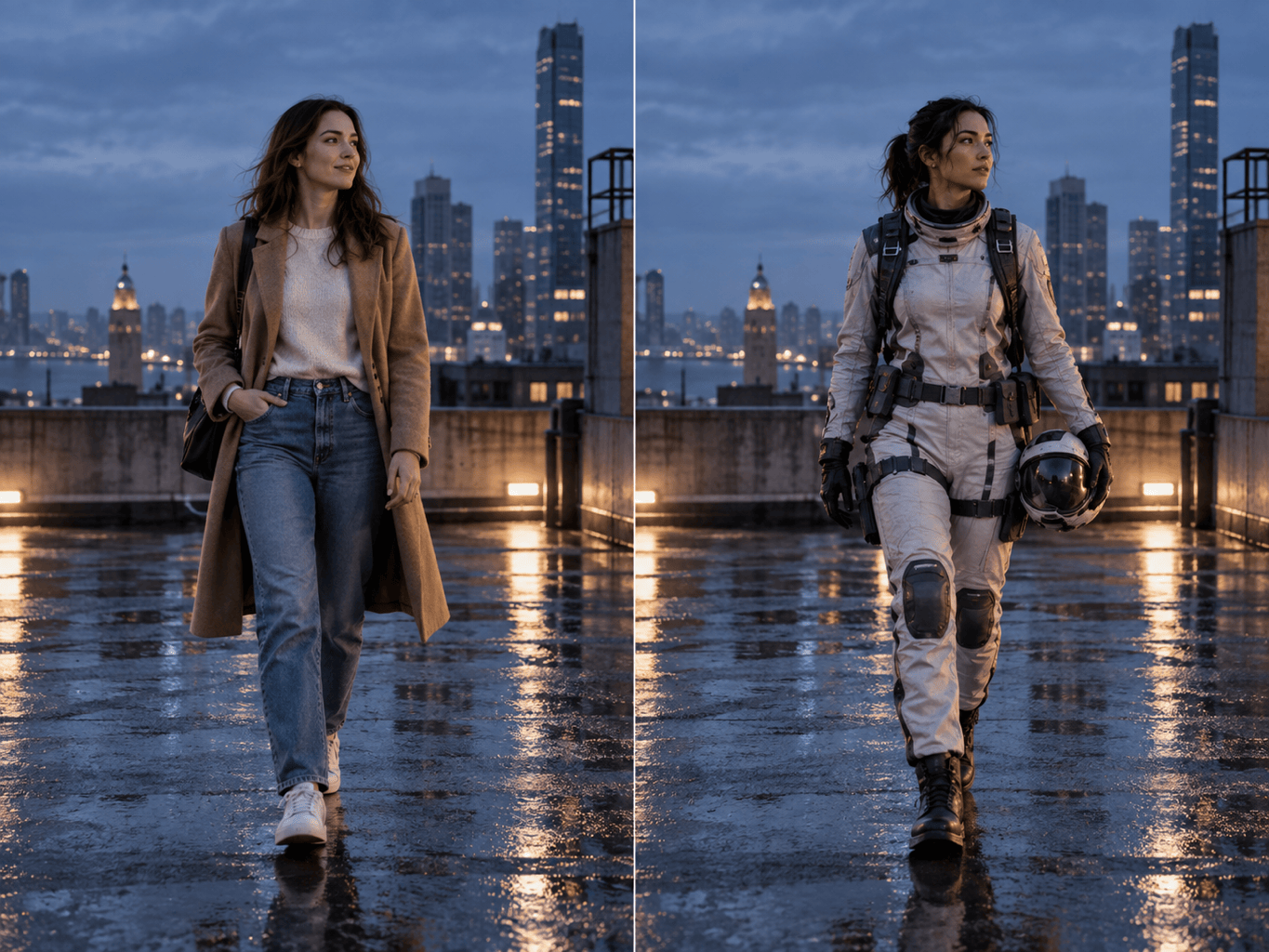 cinematic character swap before after