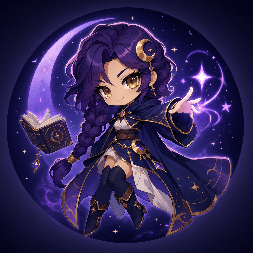 Fantasy chibi game avatar