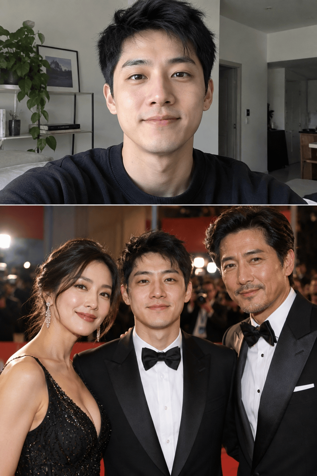 Celebrity parents filter red carpet reveal