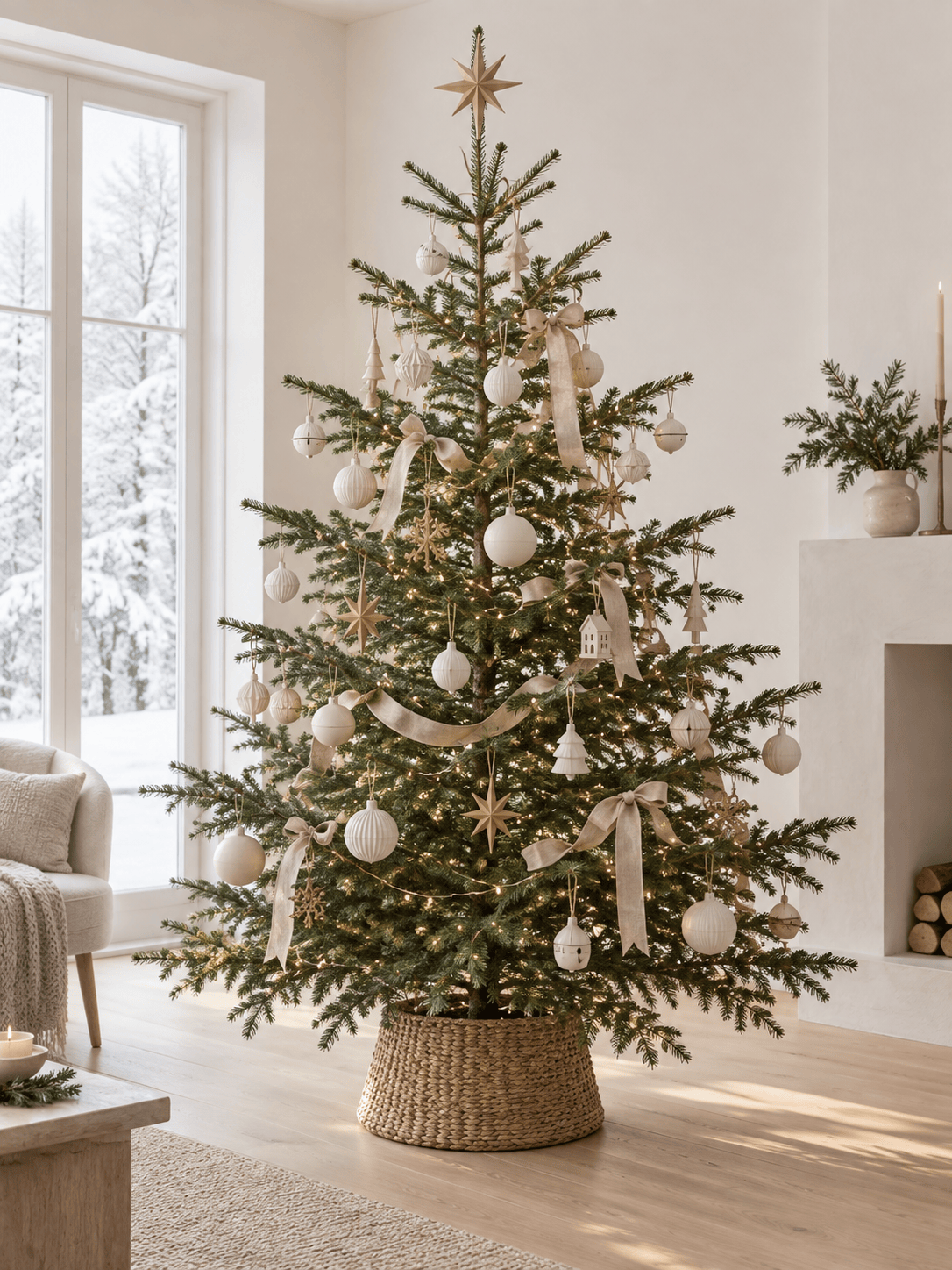 Minimal AI Christmas tree image