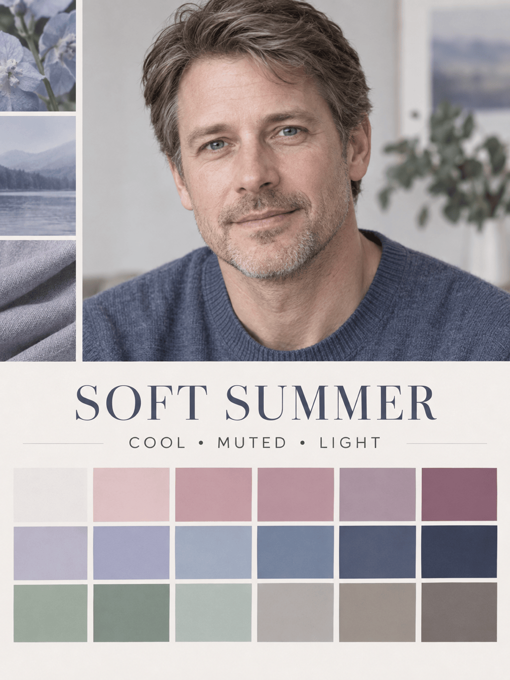 Soft Summer personal color palette